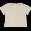 Poudre Organic T-shirts & Débardeurs | T-SHIRT ORGEAT ÉPONGE Almond Milk AlmondMilk