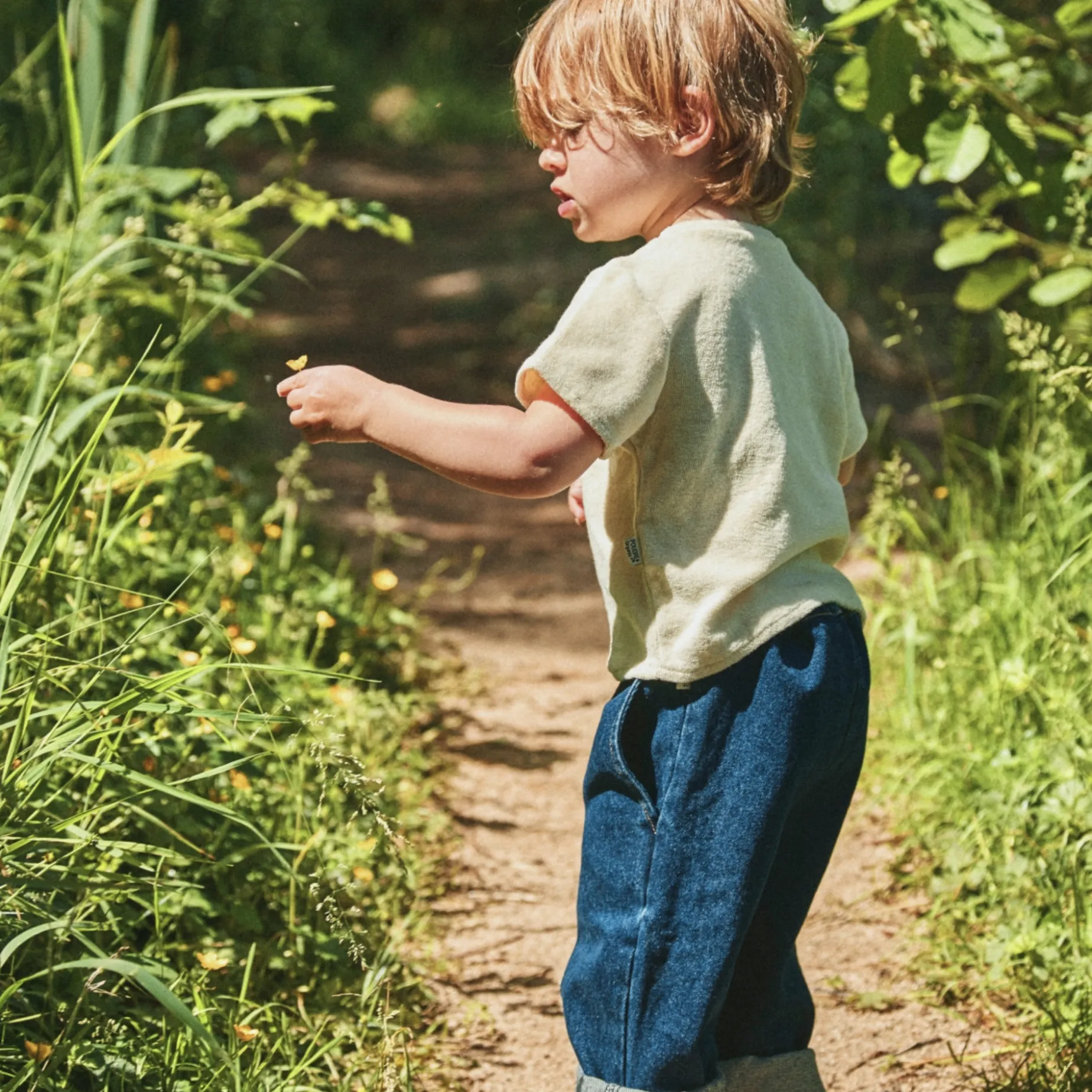 Poudre Organic T-shirts & Débardeurs | T-SHIRT ORGEAT ÉPONGE Almond Milk AlmondMilk