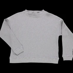 Poudre Organic Homewear | T-shirts | T-SHIRT PIN CÔTELÉ Gris Clair Chiné GrisClairChiné