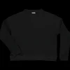 Poudre Organic Homewear | T-shirts | T-SHIRT PIN CÔTELÉ Pirate Black PirateBlack