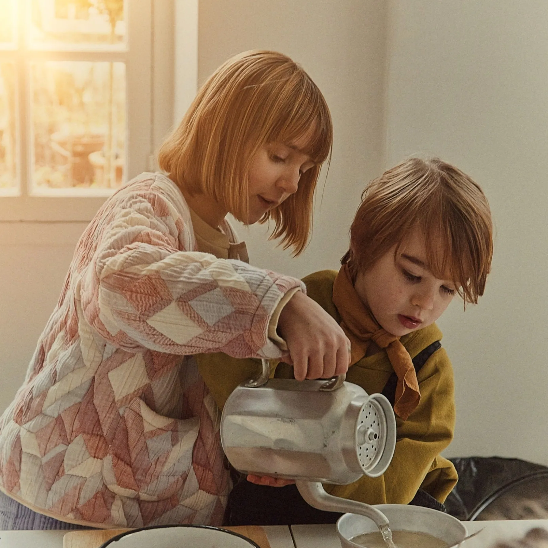 Poudre Organic Vestes | Duos Kids/adultes | VESTE ANIS Patchwork