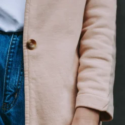 Poudre Organic Vestes | VESTE BLAZER MOLLETON Toasted Almond ToastedAlmond