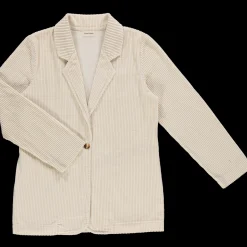 Poudre Organic Vestes | VESTE BLAZER VELOURS CÔTELÉ Almond Milk AlmondMilk