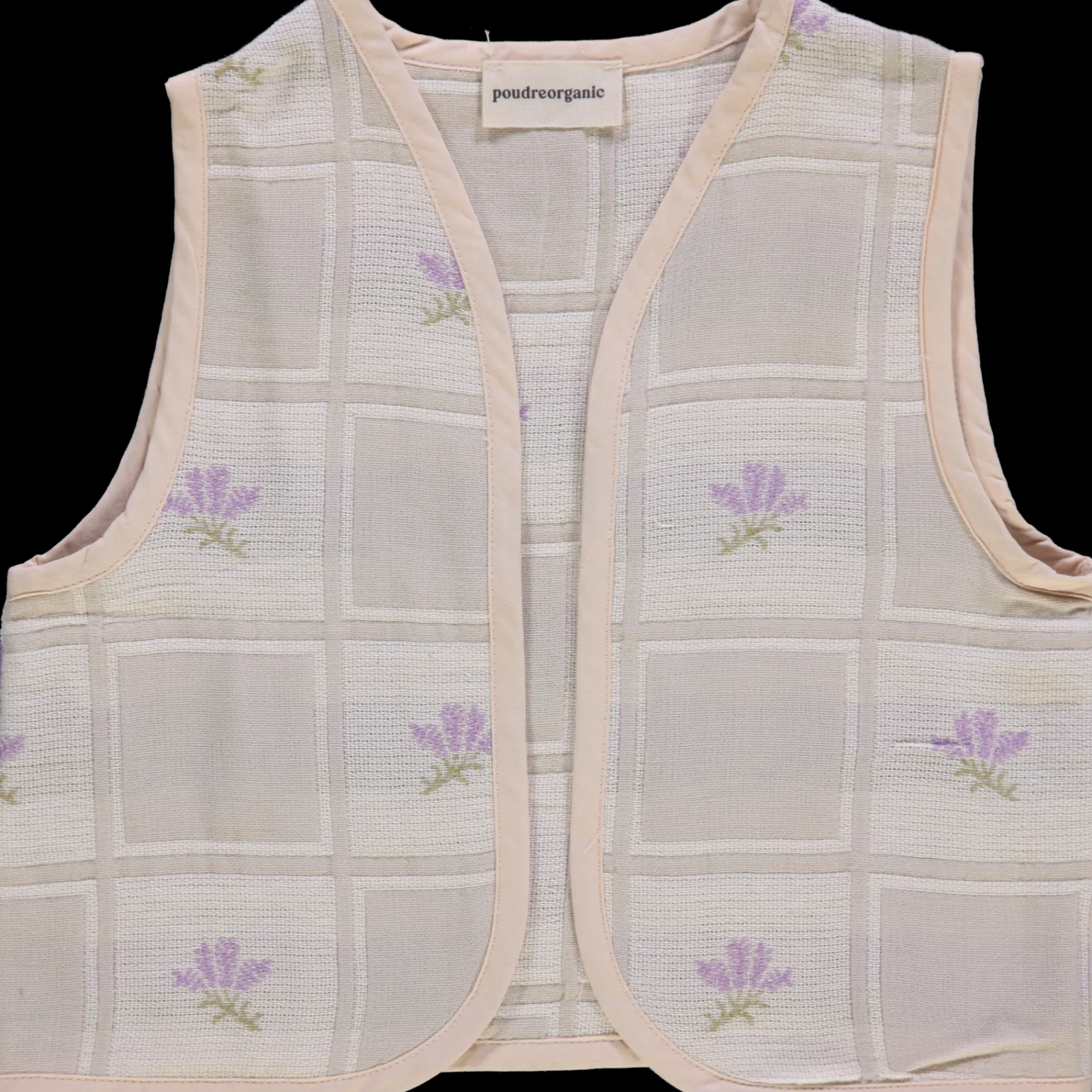 Poudre Organic Vestes | Duos Kids/adultes | VESTE Calypso Point de croix Pointdecroix