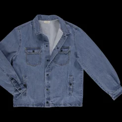 Poudre Organic Vestes | VESTE CHICORÉE Denim Blue Denim-Blue