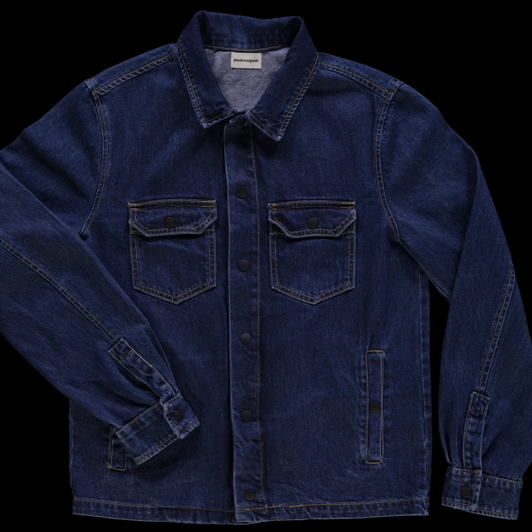 Poudre Organic Vestes | VESTE CHICORÉE Denim Dark Blue Denim-Dark-Blue