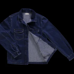 Poudre Organic Vestes | VESTE CHICORÉE Denim Dark Blue Denim-Dark-Blue