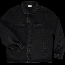 Poudre Organic Vestes | VESTE CHICORÉE Denim Noir Denim-Noir