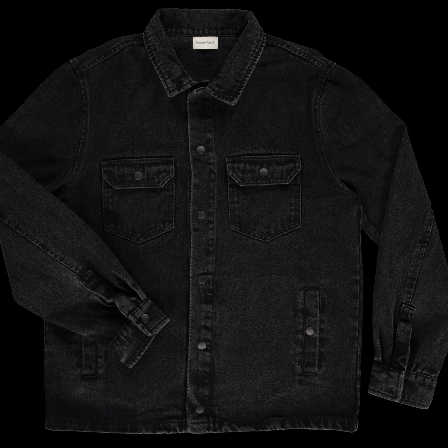 Poudre Organic Vestes | VESTE CHICORÉE Denim Noir Denim-Noir