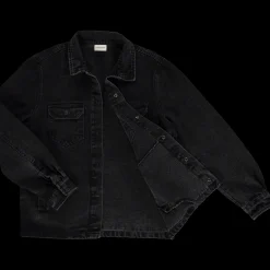 Poudre Organic Vestes | VESTE CHICORÉE Denim Noir Denim-Noir