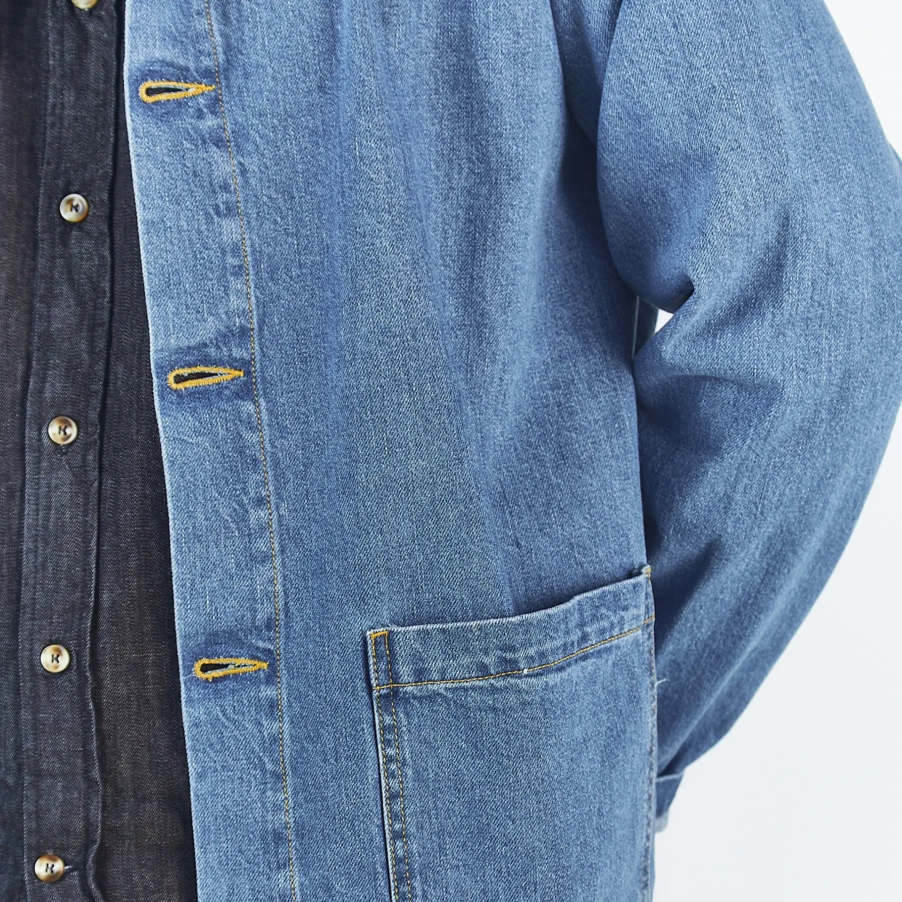 Poudre Organic Vestes | Vestes | VESTE JAQUETA Denim Blue Denim-Blue