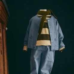 Poudre Organic Vestes | VESTE MANIOC Denim Blue Denim-Blue
