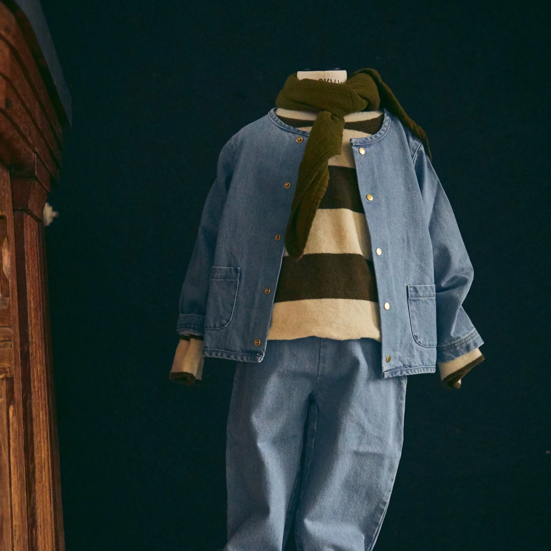 Poudre Organic Vestes | VESTE MANIOC Denim Blue Denim-Blue