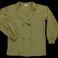 Poudre Organic Vestes | Blouses & Chemises | VESTE MARGUERITE GAZE Green Moss GreenMoss