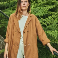 Poudre Organic Vestes | Blouses & Chemises | VESTE MARGUERITE GAZE Nuthatch