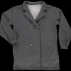 Poudre Organic Vestes | VESTE MARGUERITE MOLLETON Anthracite