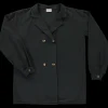 Poudre Organic Homewear | Vestes | VESTE MARGUERITE TOILE ÉPAISSE Pirate Black PirateBlack