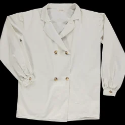 Poudre Organic Homewear | Vestes | VESTE MARGUERITE TOILE ÉPAISSE Almond Milk AlmondMilk