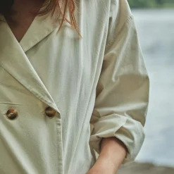 Poudre Organic Homewear | Vestes | VESTE MARGUERITE TOILE ÉPAISSE Almond Milk AlmondMilk