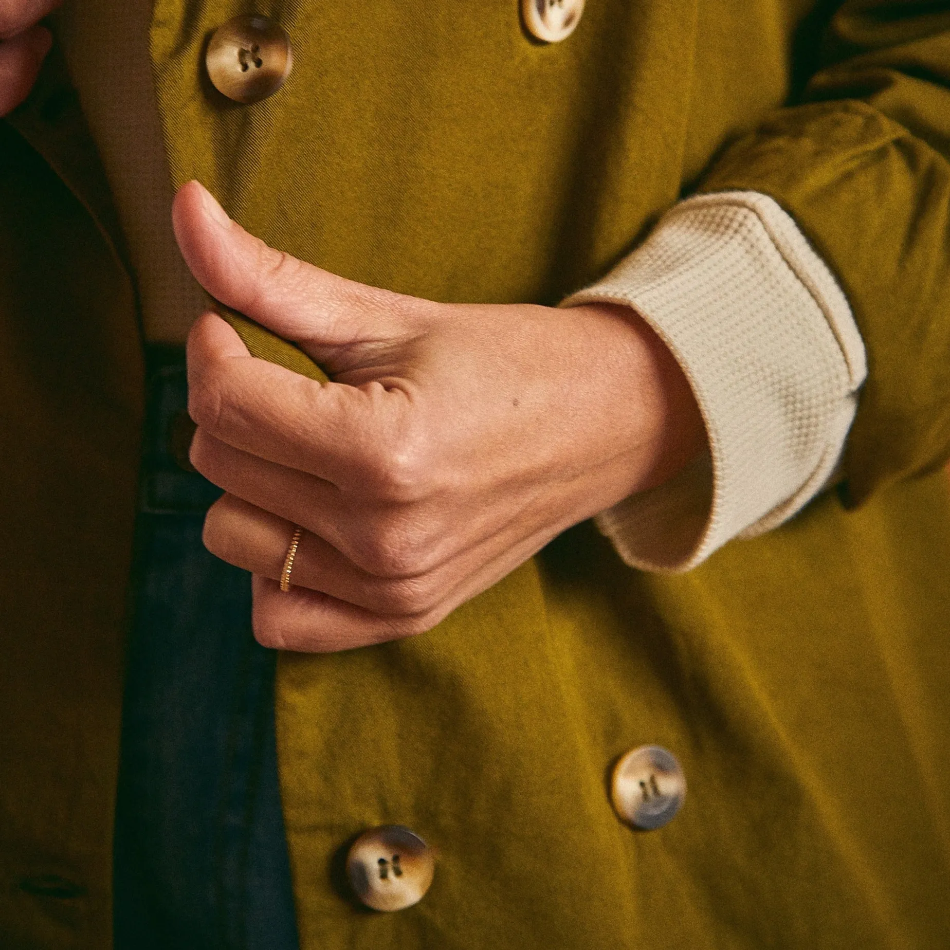 Poudre Organic Homewear | Vestes | VESTE MARGUERITE TOILE ÉPAISSE Fir Green FirGreen