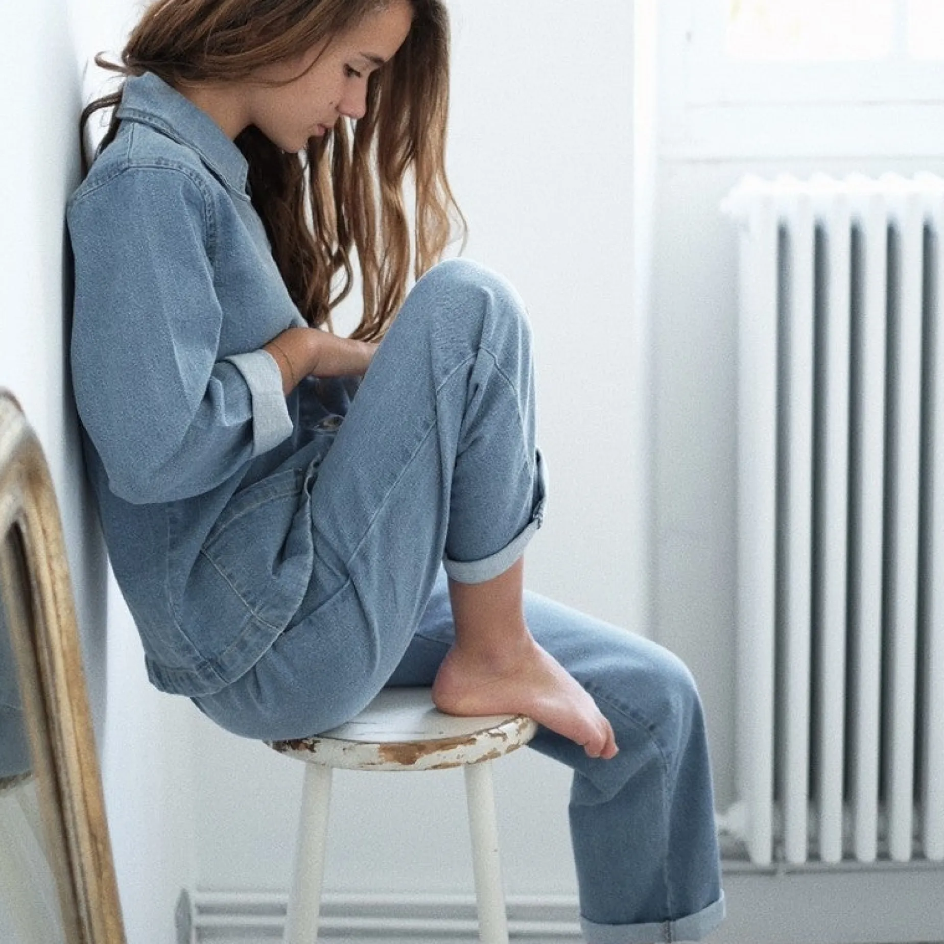 Poudre Organic Vestes | VESTE MÛRE Denim Blue Denim-Blue